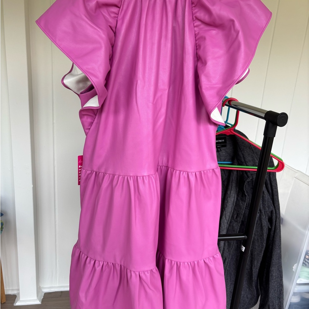 Buddy Love Fuchsia Ruffle Dress - Picture 2 of 3
